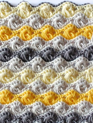 Crochet Textured Long Loop Stitch - Free Pattern & Tutorial Crochet Stitches Texture, Picot Crochet, Crochet Wraps, Loop Stitch, Advanced Crochet, Crocheted Blanket, Crochet Stitches Free, Crochet Circles, Stitch Crochet