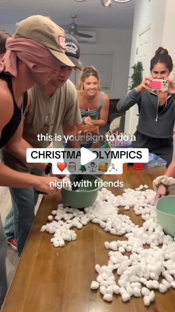 Britnee Kent on Instagram: "we hosted a Christmas Olympics + it’s going to be an annual tradition now! So freaking fun!! Save this post + send it to someone you want to do this with!" Christmas Olympics, Britnee Kent, Holiday Routine, Xmas Games, Maria Shriver, Holiday Games, Sports Day, Spirit Week, Christmas Games