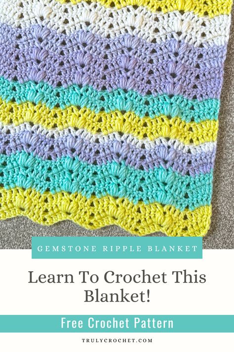 Crochet ripple pattern