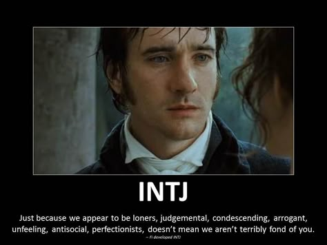 This cracks me up. "Just because we appear to be loners, judgmental, condescending, arrogant, unfeeling, antisocial perfectionists, doesn't mean we aren't terribly fond of you." #INTJ Intj Feelings, Intj Friends, Enfj Relationships, Intj Personality Type, Intj Humor, Personalidad Enfp, Intj Infj, Intj And Infj, Intj T