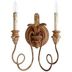 Quorum Salento Collection 14" High French Umber Sconce Quorum Lighting, Sconces Living Room, Indoor Wall Sconces, Transitional Wall Sconces, Traditional Chandelier, Candle Wall Sconces, Antique Hardware, Candle Styling, Wall Candles