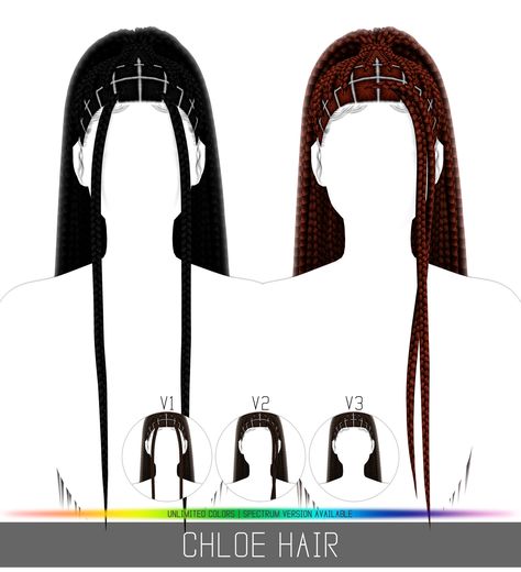 Sims 4 Cc Black Hair Braids, Sims 4 Cc Hair Alpha Braids, Sims 4 Cc Hair Box Braids, Sims Cc Hair Braids, Box Braids Sims 4 Cc, Sims 4 Box Braids Cc, Sims 4 Hair Braids, Sims 4 Cc Braided Hair, Sims 4 Cc Hair Braids