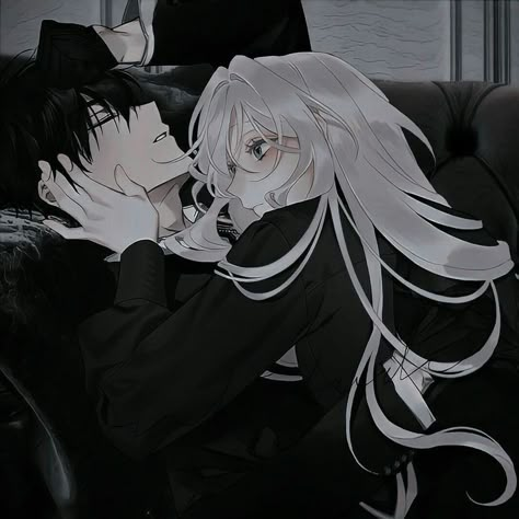 Anime Cupples Cute, Anime Goth Couple, Goth Anime Couple, Couple Character Design, Oc Couple, Boy X Girl, Anime Cupples, Manga Couple, Romantic Anime Couples