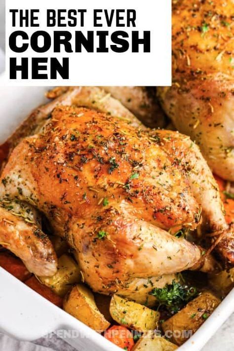 Cornish Hen Recipe Roasted, Cornish Hen Recipe Baked, Cornish Hen Recipe Easy, Cornish Hen Recipes Oven, Baked Cornish Hens, Cooking Cornish Hens, Game Hen Recipes, Cornish Game Hen Recipes, Roasted Cornish Hen