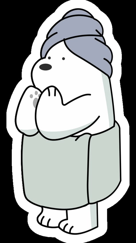 Ice Bear We Bare Bears Drawing, Ice Bear With Headphones, We Bare Bears Ice Bear Wallpaper, We Are Bears Ice Bear, We Bare Bears Coloring Pages, Be Bare Bears, We Bear Bears Drawing, Showering Drawing, We Bare Bears Polar Bear