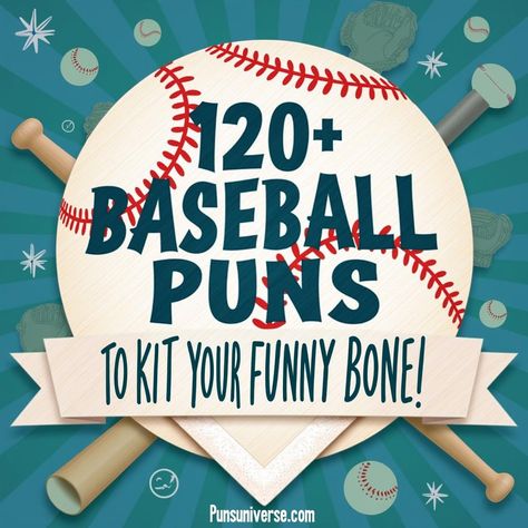 Step up to the plate and swing for the fences with 120+ baseball puns that are sure to score a home run on your funny bone! Whether you’re a die-hard fan or just love a good laugh, this collection will have you laughing harder than a fan catching a foul ball! ⚾️✨ #puns #BaseballHumor #FunnyBaseball #DadJokes #ComedyGold #SportsLaughs Baseball Puns, Baseball Jokes, Easter Puns, Fish Puns, Fun Jokes, Cat Puns, Love Puns, Animal Puns, Baseball Humor