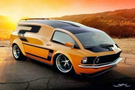 Just a car guy : concept Mustang van... I swear, if someone built one of these car made into a van vehicles, they would kill at the car show... Mini Vans, Cool Vans, Vw Porsche, Weird Cars, Mac Pro, Custom Vans, Hot Rods Cars, Futuristic Cars, Unique Cars