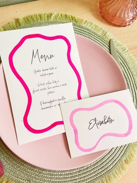 Wedding Stationary Design, Spring Menu, Party Hostess, Seating Plan Wedding, 25th Birthday, Wedding Signage, Wedding Stationary, Wedding Menu, Menu Design