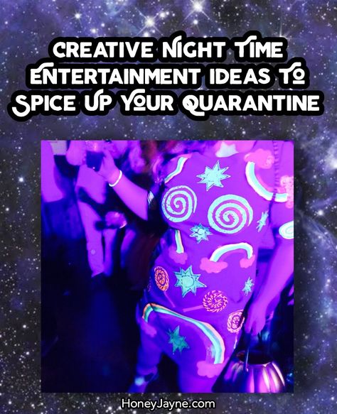 Diy Date Night At Home, Neon Outfits Party Night, Burns Night Crafts, Family Night Ideas, Diy Date Night, Shelter In Place, Space Grunge, Festival Sunglasses, Dinner Party Decorations