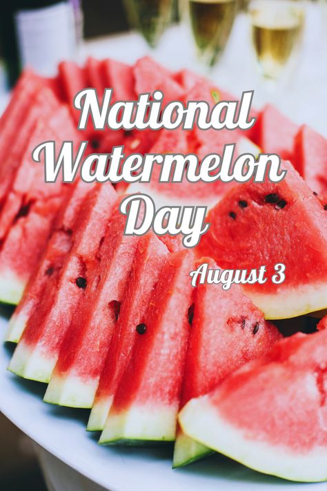 Enjoy and celebrate National watermelon day National Celebration Days, National Watermelon Day, Watermelon Day, National Days, Celebration Day, Watermelon, Holidays, Quick Saves