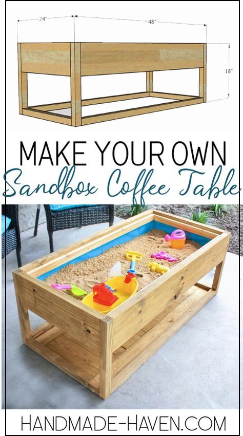 Sand Box Backyard, Diy Sand Table For Kids, Play Structure Landscaping, Outdoor Sandbox Ideas, Diy Kids Outdoor Play Area Ideas, Diy Sand Box For Kids, Montessori Backyard, Sandbox Table, Toddler Outdoor Play Area