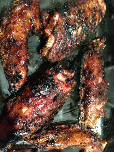 Grilled Turkey Wings | eatdrinkadventure Grilled Turkey Wings, Wings Recipe Grilled, Grilled Turkey Legs, Turkey Ribs, Bake Turkey Wings Recipe, Turkey Wings Recipe, Smoked Turkey Wings, Baked Turkey Wings, Cajun Turkey