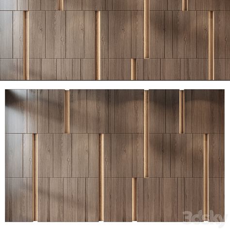 Panel 086 - Other decorative objects - 3D model Wood Panel Texture Modern, Wall Cladding Interior Modern, Wall Panel Office, Wood Wall Paneling Modern, Wall Cladding Interior, Wall Panel Wood, Wooden Wall Cladding, Wall Cladding Designs, Stair Paneling