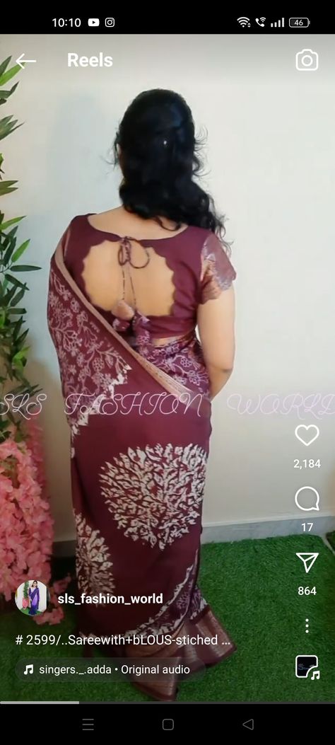 Mulmul Cotton Sarees Blouse Designs, Blouse For All Sarees, Back Neck For Boat Neck Blouse, Normal Blouse Designs Back Neck Simple, Blouse Latest Models, Braso Saree Blouse Designs, Normal Blouse Designs Latest Simple, Normal Blouse Design, Latest Blouse Neck Designs Silk