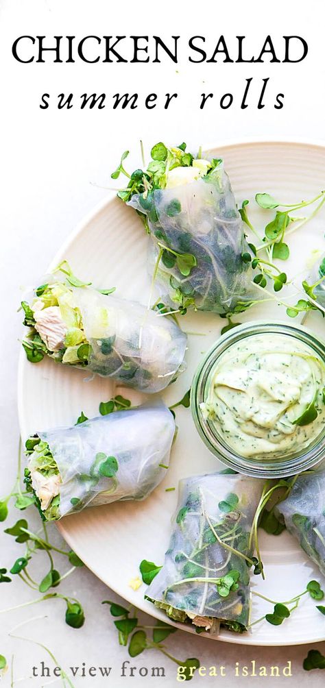 Mayonnaise Dip, Vietnamese Rice Paper Rolls, Vietnamese Rice Paper, Rice Paper Recipes, Vietnamese Rice, Salad Summer, Salad Rolls, Recipe Paper, Rice Paper Rolls