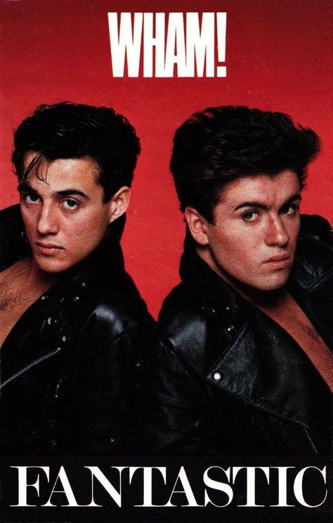 Wham Fantastic Album Cover, Wham Poster Vintage, Wham Album Cover, Wham Fantastic, Wham Poster, George Michael 80s, George Michael Poster, Famous Album Covers, 80s Poster