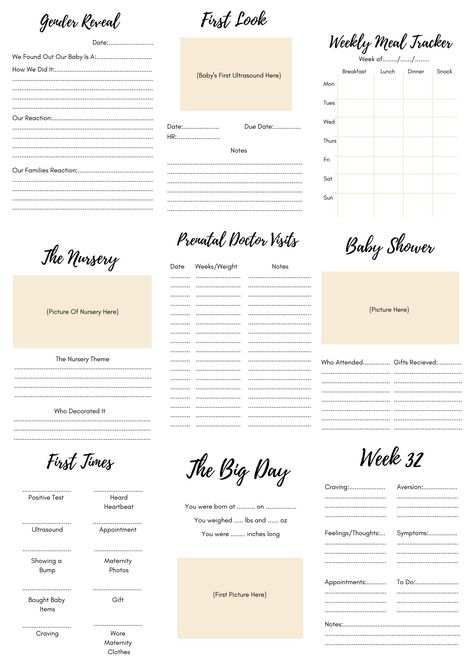 72-Page Pregnancy Planner. There are so many things to do in the weeks leading up to the arrival of your little one. This cute, planner is a fun way to keep each day organized and to be sure everything is ready for baby. Pregnancy Diary Ideas, Pregnancy Journal Ideas, Scrapbook Baby Book Ideas, Baby Journal Book, Pregnancy Scrapbook, Baby Diary, Mom Journal, Baby Bullet, Baby Planner