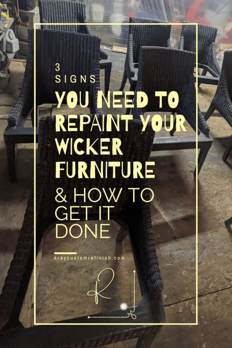 Your old wicker furniture might seem like a lost cause, but its actually easy to repaint! Find out if your wicker furniture needs to be repainted, and how to get it done! #paintedfurniture #wickerfurniture Wicker Outdoor Furniture, Painting Wicker Furniture, Old Wicker, Lost Cause, Using A Paint Sprayer, Painted Wicker, Outdoor Wicker Furniture, Wicker Decor, Wicker Chairs