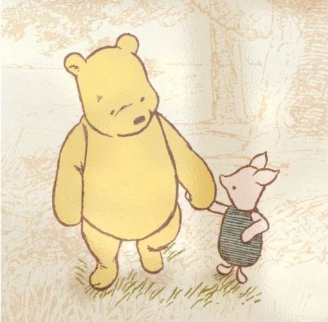 Winnie The Pooh Birthday Card, Diy Winnie The Pooh, Winnie The Pooh Tattoos, Winnie The Pooh Drawing, Pooh Corner, Winnie The Pooh And Piglet, Pooh And Piglet, Pooh Birthday, Art Walls