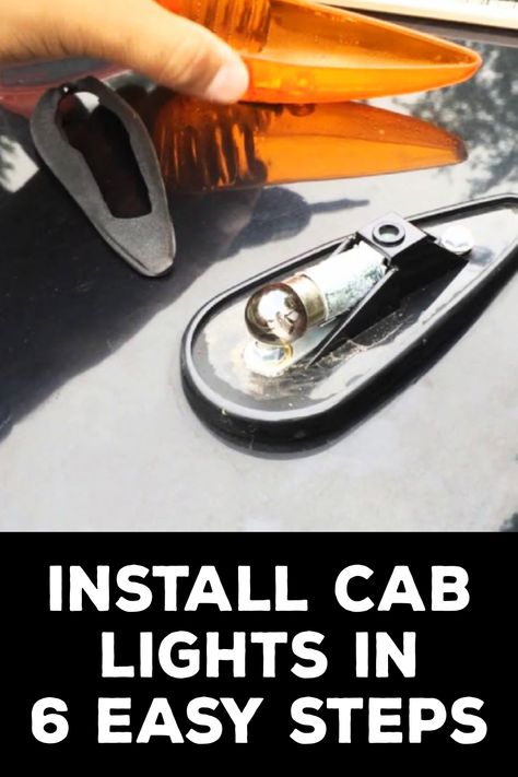 How to Install Cab Lights Electronics Background, Screws And Bolts, Roof Panels, Nuts And Bolts, Step Lighting, Blog Article, Lighting System, Easy Steps, Easy Step