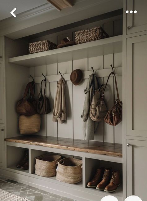 Entryway Ideas With Stairs, Gambrel House, Boot Room Utility, Small Mudroom Ideas, Stylish Entryway, Mudroom Remodel, Garage Mudroom, Tennessee House, House Entry