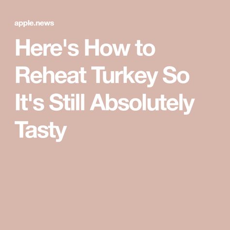 Here's How to Reheat Turkey So It's Still Absolutely Tasty How To Reheat Turkey And Keep It Moist, Turkey In Crockpot, Reheat Turkey, Turkey Drumsticks, Electric Roaster, Crockpot Turkey, Fried Turkey, Whole Turkey, The Pioneer Woman