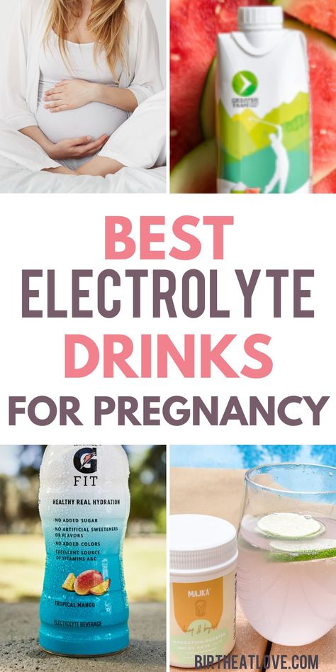 What are the best electrolyte drinks for pregnancy? This guide to electrolytes and pregnancy shares why electrolytes are important during pregnancy and the best electrolytes for pregnancy that are actually clean. Plus best electrolyte drinks for pregnancy included! Love these pregnancy tips for hydration! Staying Hydrated While Pregnant, Pregnancy Drinks, Tea For Pregnancy, Spiritual Pregnancy, Foods To Eat During Pregnancy, Best Electrolyte Drink, Pregnancy Diets, Rehydration Drink, Electrolyte Drink Recipe