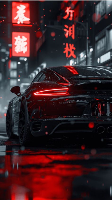 Lamborghini Photos, Black Car Wallpaper, Kereta Sport, Nissan Gtr Wallpapers, Neon Car, Mustang Wallpaper, Black Porsche, Photography Dark, Image Moto