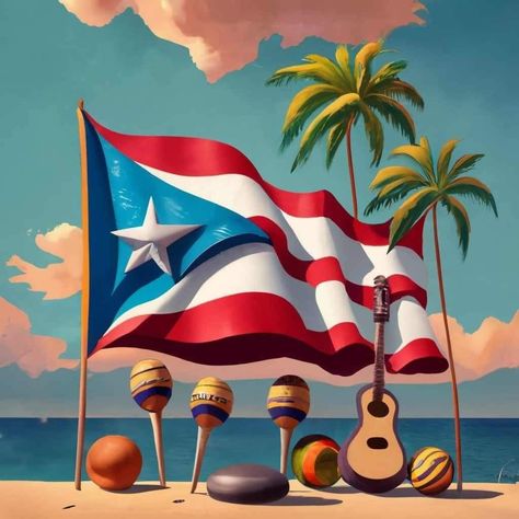 Puerto Rican Flan, Puerto Rican Jokes, Puerto Rican Power, Puerto Rican Artwork, Pr Flag, Puerto Rico Map, Puerto Rico Pictures, Puerto Rico Trip, Wall Murals Diy