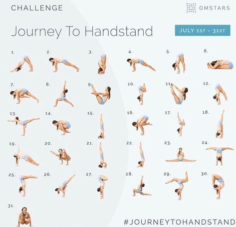 Yoga Daily Practice on Instagram: “Follow @yogadailyposture 🙏🏻 30 Days Journey to handstand ✨ - MAKE SURE To Join Our Challenge For FREE!🥰 And Don’t Forget TO ❤️ LIKE & SAVE…” Handstand Challenge, Kino Macgregor, 30 Day Yoga Challenge, Yoga Daily, Yoga Handstand, 30 Day Yoga, Body Balance, Meal Recipes, Weight Workout Plan