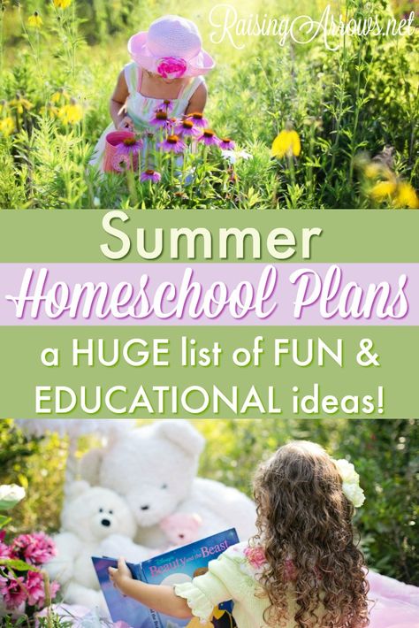 Are you looking for a fun and educational way to spend your summer months?  Check out this huge list of relaxed and flexible summer homeschooling plans! Summer Homeschool Ideas, Homeschool Summer, Summer Learning Activities, Planning School, Summer Homeschool, Fun Educational Games, Homeschool Encouragement, School Celebration, Homeschooling Ideas