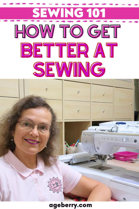 Do you love sewing and want to become a better sewist? This Sewing 101 guide is packed with practical tips and insights from over 30 years of experience to help you get better at sewing. Discover how to refine your sewing skills, learn new techniques, and elevate your projects. Whether you're a passionate sewist or just starting to learn sewing, this article has something for you. Click to read more and unlock the secrets to improving your sewing skills today. Sewing Serger, Learn Sewing, Sewing Videos, Stretch Jumpsuit, Sewing Courses, Sewing Circles, Sewing 101, Sewing Tutorials Free, Beginner Sewing Projects Easy