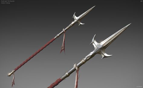 Spear Fantasy, Short Spear, Feudal Japan, Cool Swords, Fantasy Armor, Prop Design, Armor Concept, Ancient Cultures, How Train Your Dragon