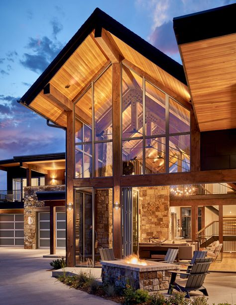 A Steamboat Springs Ski-In, Ski-Out With Views of Thunderhead Lift - Mountain Living Mini Chalet, Chalet Style Homes, Mountain Dream Homes, Steamboat Springs Colorado, Hot Tub Deck, Weekend House, Mountain Living, Mountain Modern, Steamboat Springs