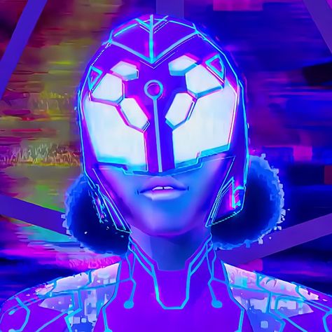 Margo Spiderman, Spider Byte Icon, Margo Kess Spiderverse Fanart, Margo Spiderverse, Spider Byte Pfp, Spider Byte Spiderverse, Spiderverse Pfp, Spider People, Miles Morales Spiderman