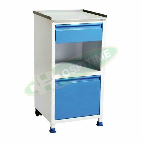 Hospital bed side locker manufacturer Locker Bedside Table, Bed Side Cabinet, Bed Side Tables, Hospital Bed, Hospital Furniture, Clinic Design, Side Cabinet, Bedside Tables, Changing Table