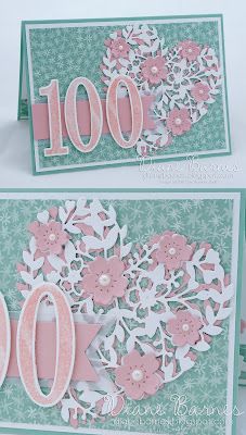 Milestone Birthday Cards, Birthday Greetings For Women, Age Birthday Cards, Blooming Heart, 100th Birthday Card, 100 Birthday, 90th Birthday Cards, 80th Birthday Cards, Old Birthday Cards