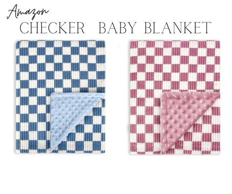 Nursery bedding / baby checker blanket / baby nursery / checker nursery Checker Nursery, Checker Blanket, Checkered Nursery, Nursery Theme, Toddler Blanket, Receiving Blanket, Blue Blanket, Blanket Baby, Receiving Blankets