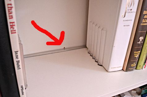 Billy bookcase shelves have a reputation for sagging. It's easy to strengthen the shelves with this hack. Parlour Room, Shelves Ikea, Hackers Ikea, Living Room Hacks, Easy Shelves, Billy Ikea, Ikea Organization Hacks, Billy Bookcase Hack, Media Units