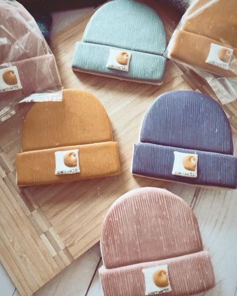 Jessica Averill on Instagram: “Where are my carhartt lovers at?!🙌🏼 tis the season for all the beanies!!! This week actually felt like fall so I felt it was time to break…” First Birthday Cookies, Future Son, 1st Birthday Themes, First Birthday Themes, Baby Boy Birthday, 1st Birthdays, Cute Cookies, Baby Coming, Baby Sprinkle