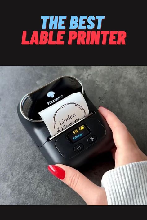 It is the best label Printer From Amazon... and thats my Affiliate link if you buy from it i will have some commission Best Label Maker, Label Maker Machine, Wireless Printer, Sticker Printer, Diy Labels, Thermal Label Printer, Portable Printer, Thermal Labels, Label Maker