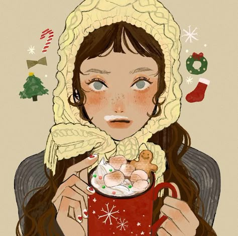 Xmas Drawing, イラスト 構図 フリー, Drawing Christmas, Photo Widget, Widget For Iphone, Christmas Portraits, Christmas Artwork, Winter Illustration, Illustration Art Drawing