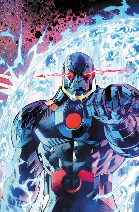 Darkseid Art, Darkseid Dc Comics, Darkseid Dc, Comic Template, Dan Mora, Comic Villains, Jim Lee, Dc Villains, Arte Dc Comics