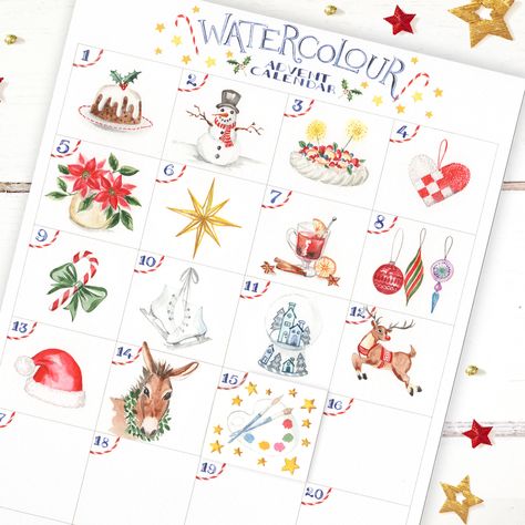 Come and join me on day 15 of the watercolour advent calendar and paint a new festive illustration everyday on my youtube channel. Click the link to watch! #watercolour #adventcalendar #watercoloradventcalendar #painting #christmascraft Watercolour Advent Calendar, Illustrated Advent Calendar, Watercolor Advent Calendar, Advent Calendar Drawing, Painted Advent Calendar, Festive Illustration, Calendar Day, Calendar Ideas, Diy Advent Calendar