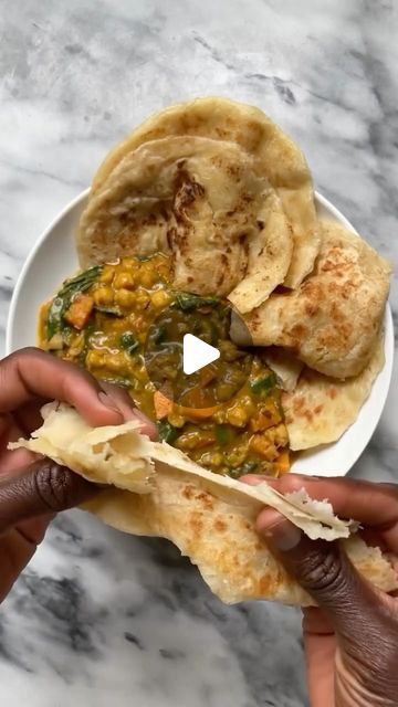 Trinidad Dishes, Roti Recipe Easy, Buss Up Shut Roti Trinidad, Trinidad Sada Roti Recipe, Buss Up Shut Roti Recipe, Roti Recipe Trinidadian, Buss Up Shut Roti, Trinidad Roti, Trinidad Recipes