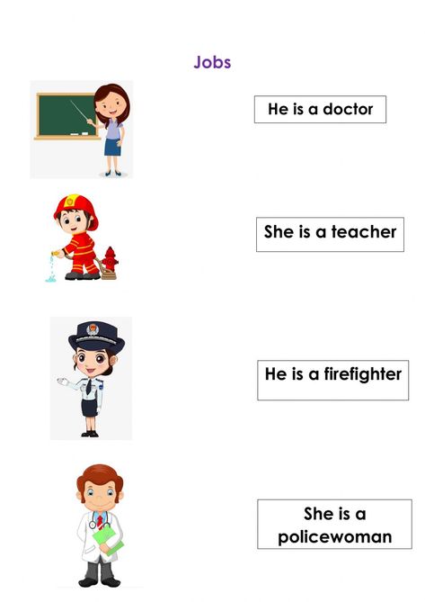 Occupation Kindergarten, K3 Worksheets, Jobs Worksheet, Preschool Exercise, English Worksheets For Kindergarten, Lightroom Editing Tutorials, Alphabet Worksheets Preschool, Speech Therapy Materials, 2nd Grade Worksheets