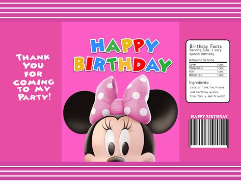 Mickey Mouse Clubhouse Birthday Chip Bag, Rice Krispy Treat, Capri Sun Printable Labels - Google Drive Free Mickey Mouse Printables, Mickey Mouse Printables, Candy Bar Wrapper Template, Mickey Mouse Themed Birthday Party, Mickey Mouse Clubhouse Birthday Party, Mickey Birthday Party, Hawaiian Birthday Party, Mickey Mouse Clubhouse Birthday, Rice Krispy