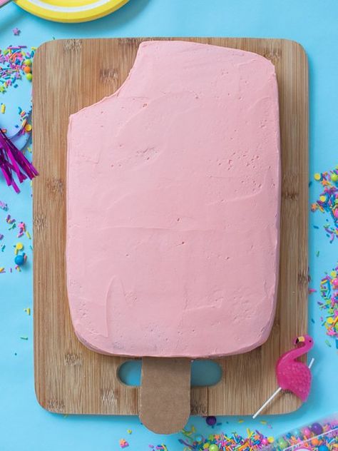 Ice Cream Truck Party, Popsicle Birthday Party, Popsicle Cake, Vanilla Frosting Recipes, Popsicle Party, Bubble Foam, Summer Needs, Foam Party, Scoop Of Ice Cream