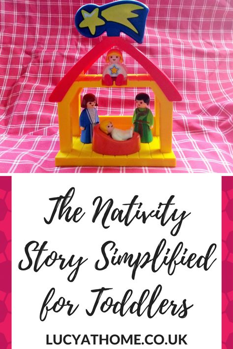 The Nativity Story Simplified For Toddlers — Lucy At Home Nativity For Toddlers, Toddler Nativity Activities, Nativity Activities For Toddlers, Christmas Story For Preschoolers, Christmas Story For Toddlers, Christmas Story For Kids Sunday School, The Christmas Story For Kids, Christmas Story Crafts, Nativity Story For Kids