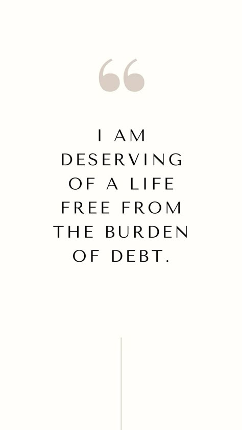 Wealth Affirmations Debt Payoff Quotes, Debt Free Affirmations, Business Captions, Debt Free Aesthetic, Debt Free Vision Board, Debt Free Quotes, Debt Quote, Real Estate Vision Board, No Debt